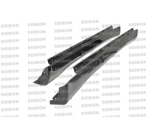 Seibon 2003-2007 Infiniti G35 Sedan TW-Style Carbon Fiber Side Skirts