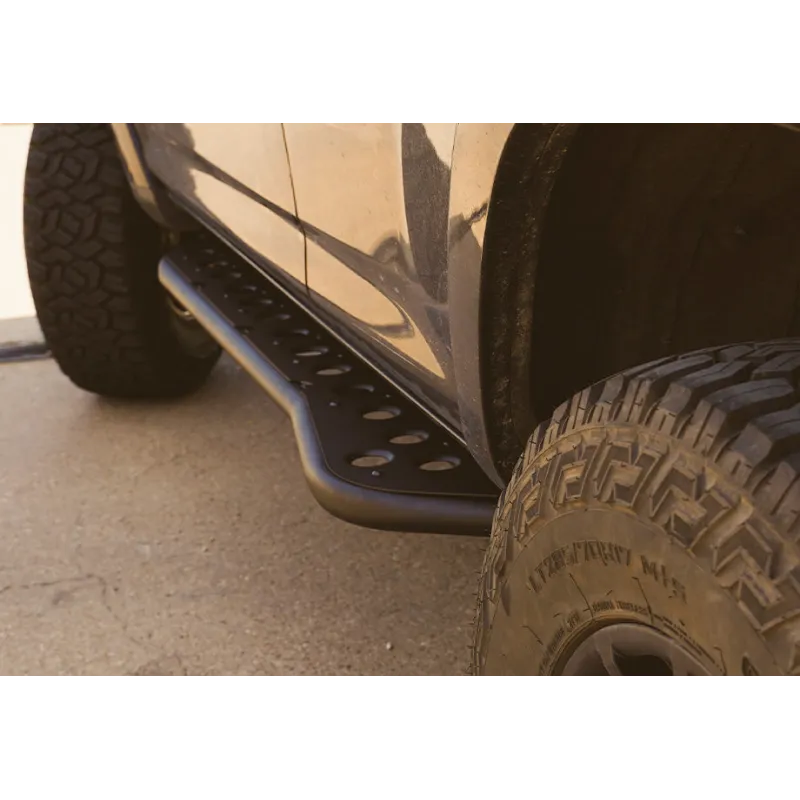 Cali Raised 03-09 Toyota 4Runner Step Ed Bolt On Rock Sliders - No Kick Out/BedLiner Filler Plate/R