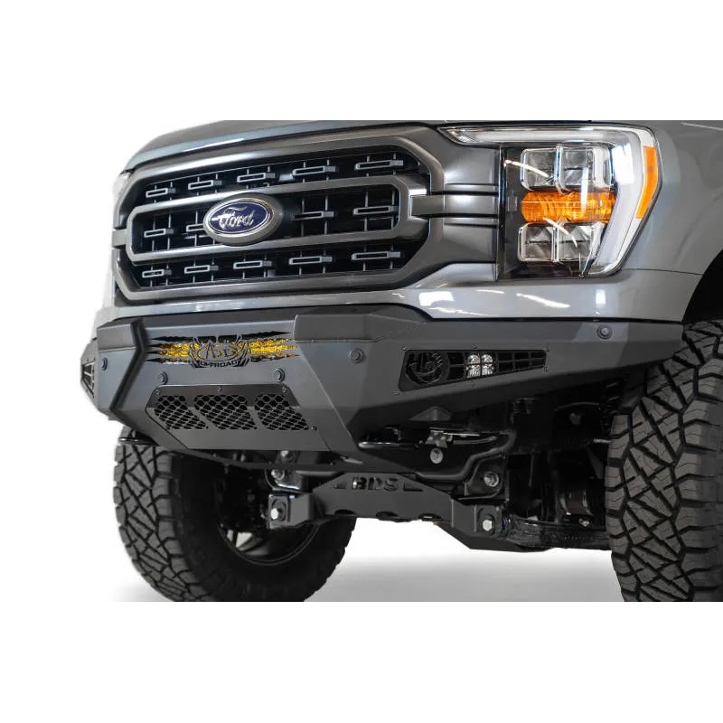 Addictive Desert Designs 2021 Ford F-150 HoneyBadger Front Bumper w/ Top Hoop