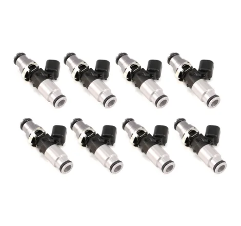 Injector Dynamics - 1050cc Injectors 60mm Length 14mm Grey Adaptor Top - Blue Bottom Adap (Set of 8)