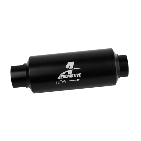 Aeromotive In-Line Marine Filter - AN-12 - 40 Micron SS Element - Black Hardcoat Finish