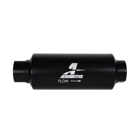 Aeromotive In-Line Marine Filter - AN-12 - 40 Micron SS Element - Black Hardcoat Finish