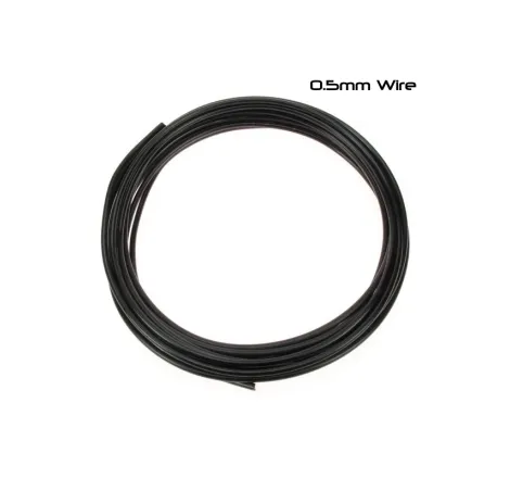 0.5mm Black Multistrand Wire