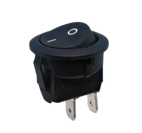 15mm Rocker Switch 2 pin ON/OFF Black