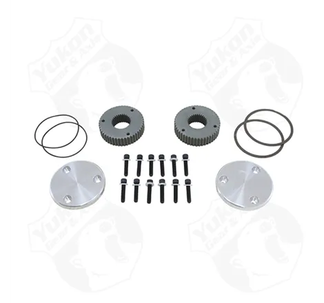 Yukon Gear Hardcore Drive Flange Kit For Dana 60 / 30 Spline Outer Stubs. Yukon Engraved Caps