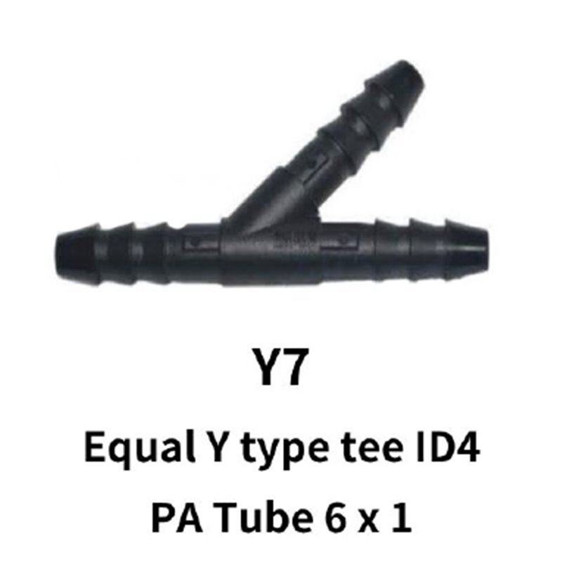 6mm Equal Y-Tee for Rubber Hose