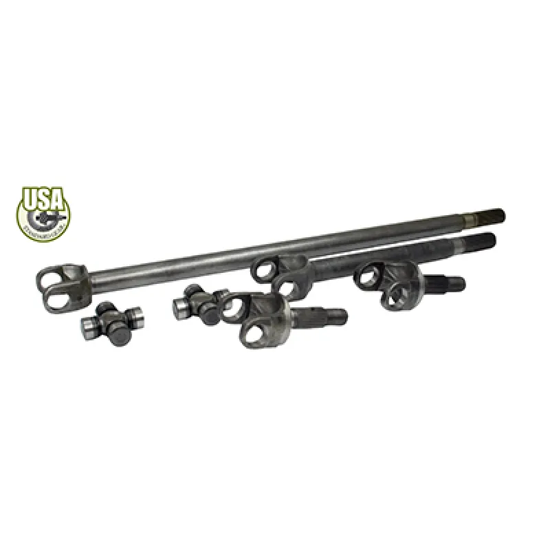 USA Standard 4340CM Rplcmnt Axle Kit For 72-81 Jeep CJ / Dana 30 / 27 Spline / w/Super Joints