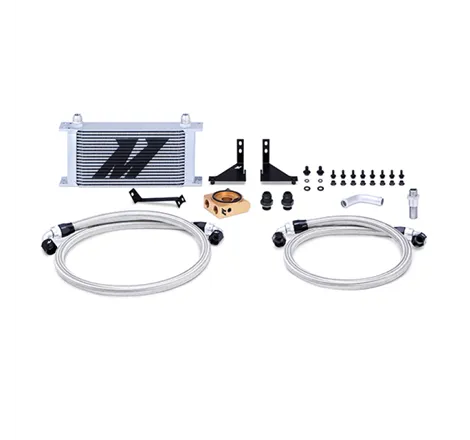 Mishimoto 14-16 Ford Fiesta ST Thermostatic Oil Cooler Kit - Silver