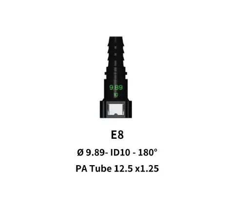 Quick Release 9.89 to 12.5mm Straight for Rubber Hose